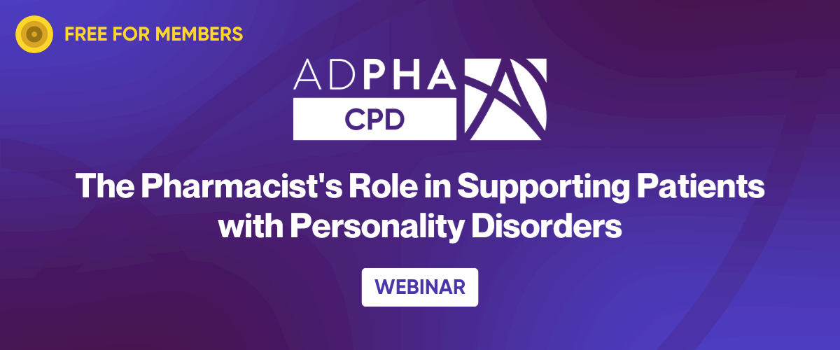 The Pharmacist's Role in Supporting Patients with Personality Disorders